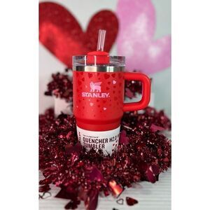 Stanley Target Exclusive Valentine’s Day 2025 Ruby Hearts 20oz H2O Tumbler